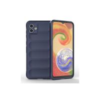 Newface Samsung Galaxy A04E Kılıf Optimum Silikon - Lacivert