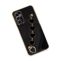 Newface Samsung Galaxy A14 4G Kılıf Esila Silikon - Siyah