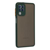 Newface Samsung Galaxy A22 Kılıf Montreal Silikon Kapak - Yeşil
