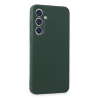 Newface Samsung Galaxy A55 5G Kılıf First Silikon - Koyu Yeşil