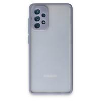 Newface Samsung Galaxy A72 Kılıf Montreal Silikon Kapak - Gri