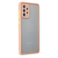 Newface Samsung Galaxy A72 Kılıf Montreal Silikon Kapak - Pembe
