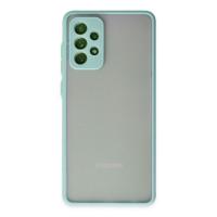 Newface Samsung Galaxy A72 Kılıf Montreal Silikon Kapak - Turkuaz