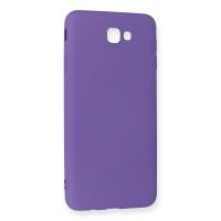 Newface Samsung Galaxy J7 Prime Kılıf Nano içi Kadife Silikon - Mor