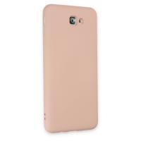Newface Samsung Galaxy J7 Prime Kılıf Nano içi Kadife Silikon - Pudra