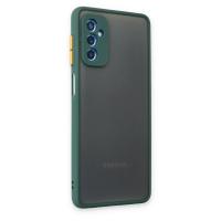 Newface Samsung Galaxy M52 5G Kılıf Montreal Silikon Kapak - Yeşil