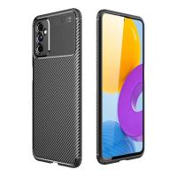 Newface Samsung Galaxy M52 5G Kılıf Auto Focus Karbon Kapak - Siyah