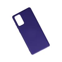 Newface Samsung Galaxy Note 20 Kılıf Nano içi Kadife Silikon - Mor