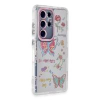 Newface Samsung Galaxy S24 Ultra Kılıf Reflexion Desenli Kapak - Desen 8
