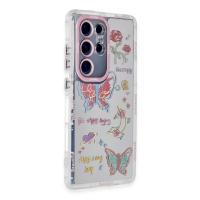Newface Samsung Galaxy S24 Ultra Kılıf Reflexion Desenli Kapak - Desen 8