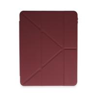 Newface Samsung Galaxy Tab A9 Plus Kılıf Kalemlikli Mars Tablet Kılıfı - Mürdüm