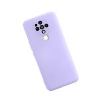 Newface Tecno Camon 16 Kılıf Nano içi Kadife Silikon - Lila