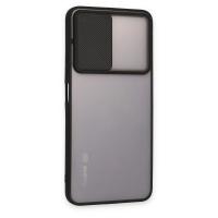 Newface Xiaomi Redmi Note 11T Kılıf Palm Buzlu Kamera Sürgülü Silikon - Siyah