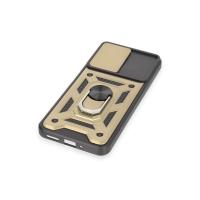 Newface Xiaomi Redmi Note 12 4G Kılıf Pars Lens Yüzüklü Silikon - Gold