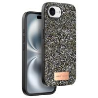 Onegif Apple iPhone 16E Bright Simli Kapak - Gümüş