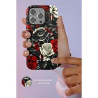 Onegif iPhone 16 Flower Series Magsafe Kapak - Pembe