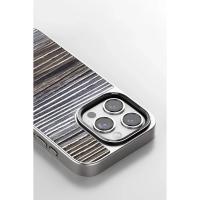 Venco iPhone 15 Wave Kapak - Koyu Kahve