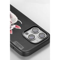 Venco iPhone 16 Perma Desenli Kapak - Koyu Kahve